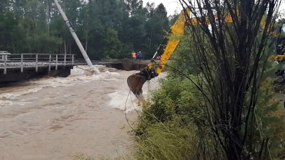    Уровень воды на размытом участке БАМа в Бурятии снизился Иван Обухов