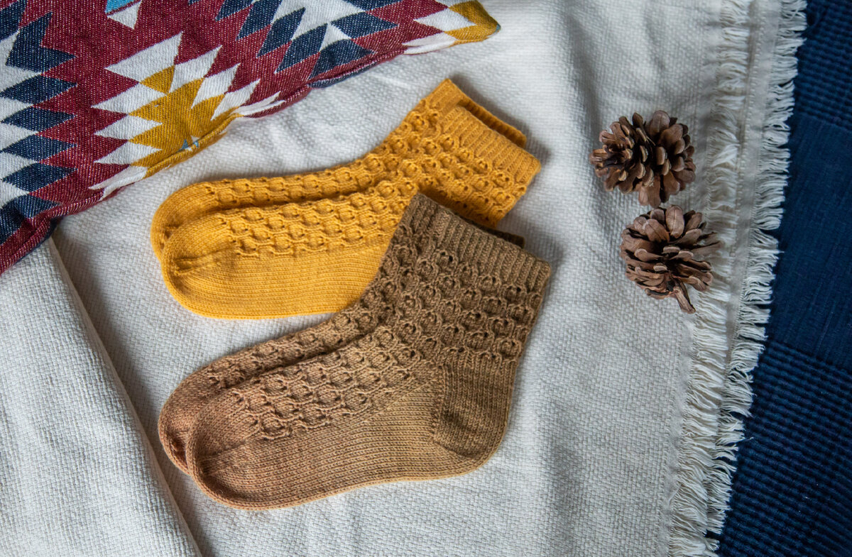 Носки "Кантри" - модель, фото и работа автора by-annike.ru