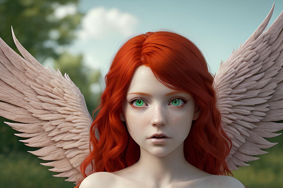 Мой Ангел рыжая девушка с именем Алла | СлаваСвами | Дзен