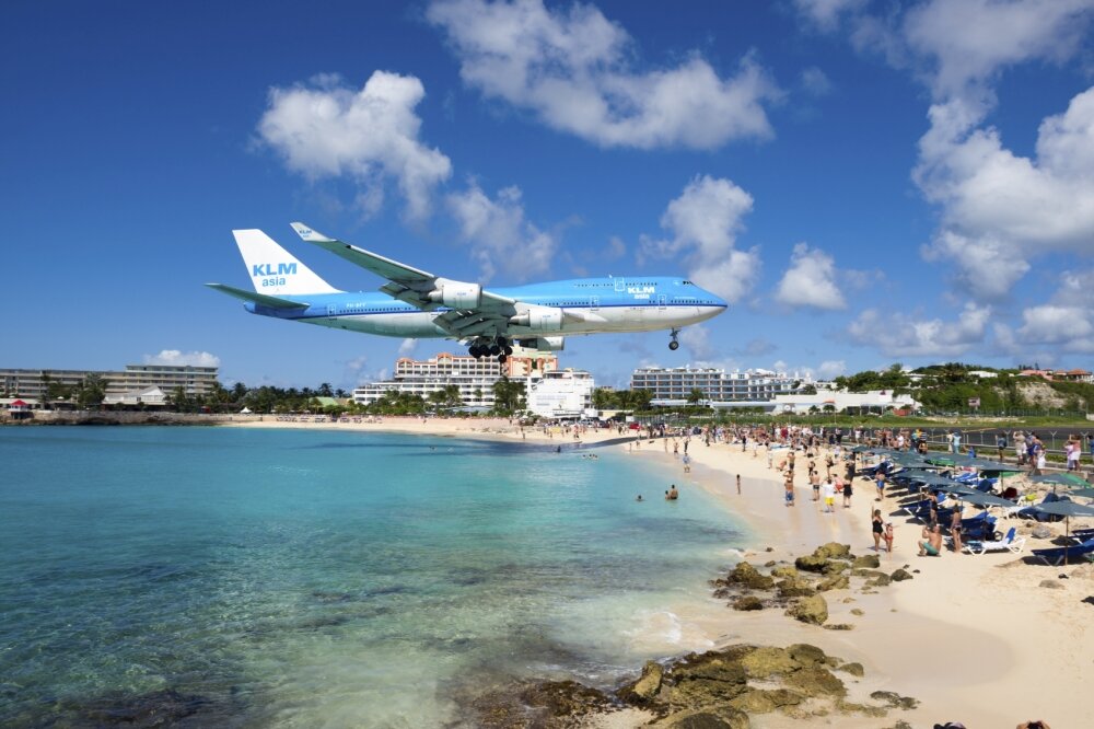 Аэропорт Принцессы Юлианы, остров Святого Мартина 