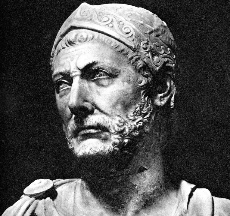 Фрагмент бюста Ганнибала из Археологического музея Неаполя