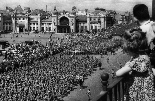 Парад пленных немцев в Москве. 1944 год