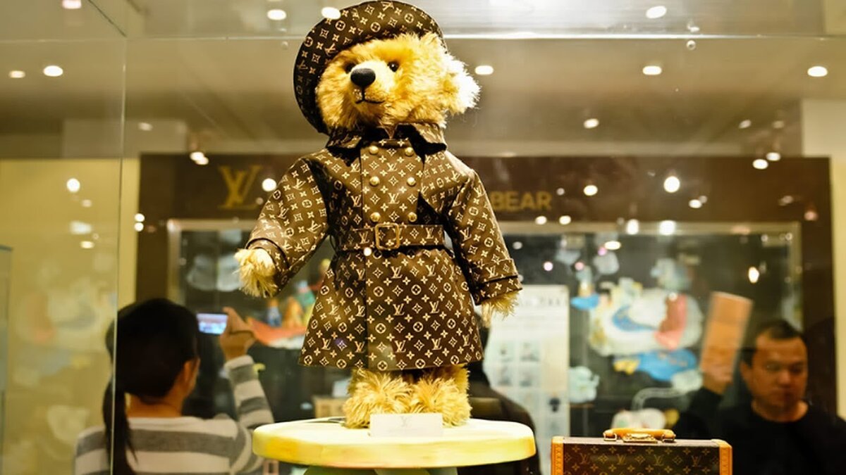 Steiff louis vuitton teddy on sale bear