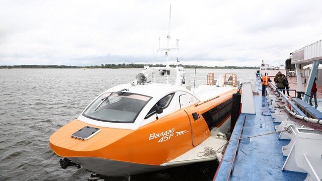 «Валдай-45Р» - первое судно на подводных крыльях, созданное после распада СССР