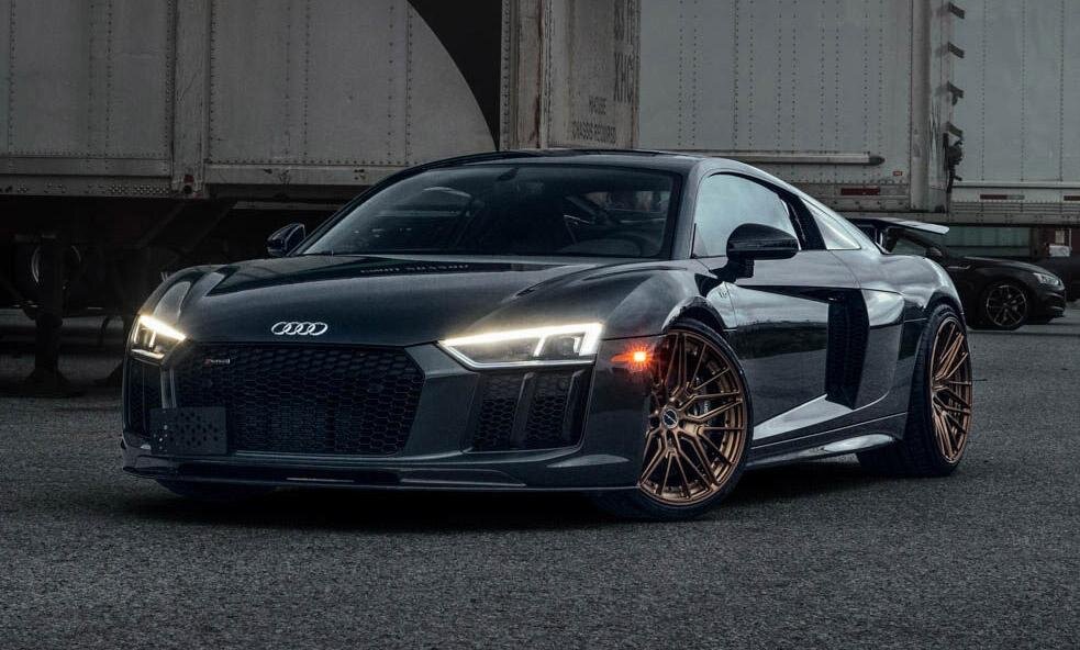 Audi R8 V10 by Vorsteiner on Brixton Forged Wheels (VL4 Duo)