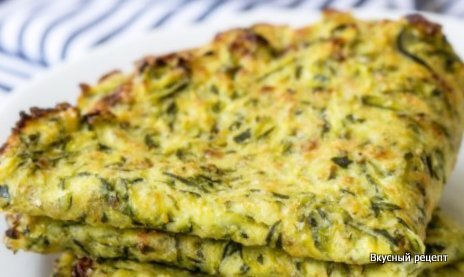 Вкусный рецепт кабачковых лепёшек