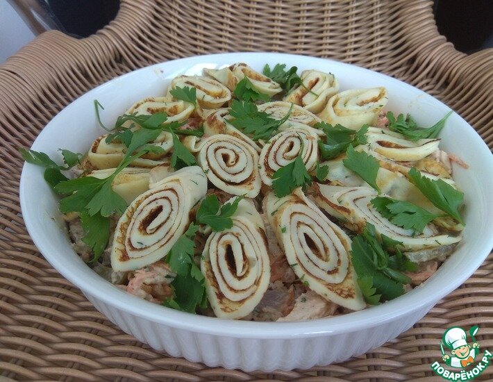 Очень вкусный и питательный салат который точно полюбит каждый.