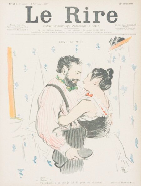 Одна из обложек журнала Le Rire