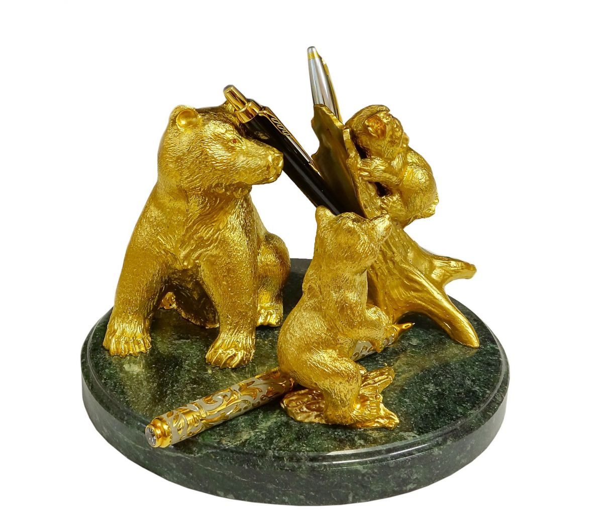 На фото карандашница "Медведи" из интернет-магазина Royalgrand.ru