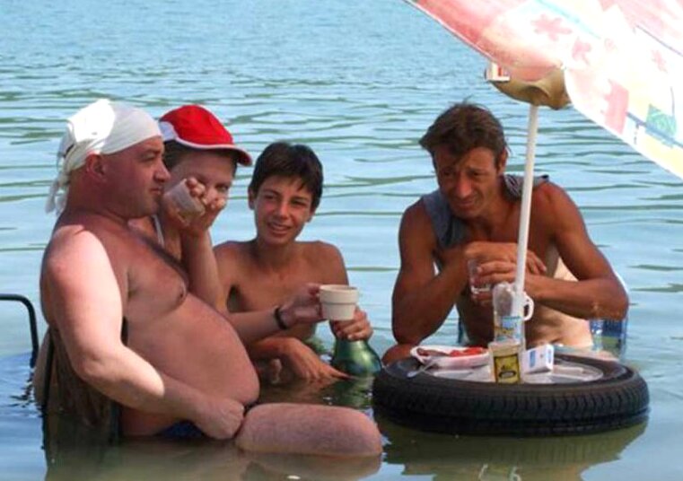 Русские на отдыхе