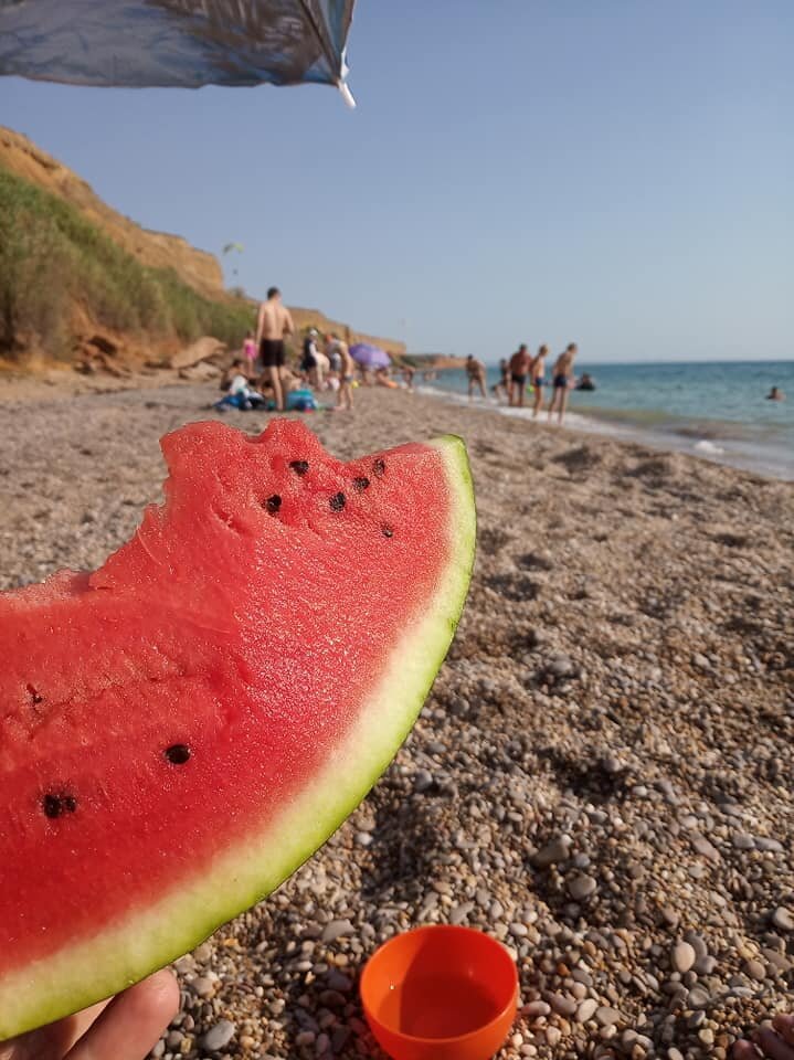Море и арбуз
