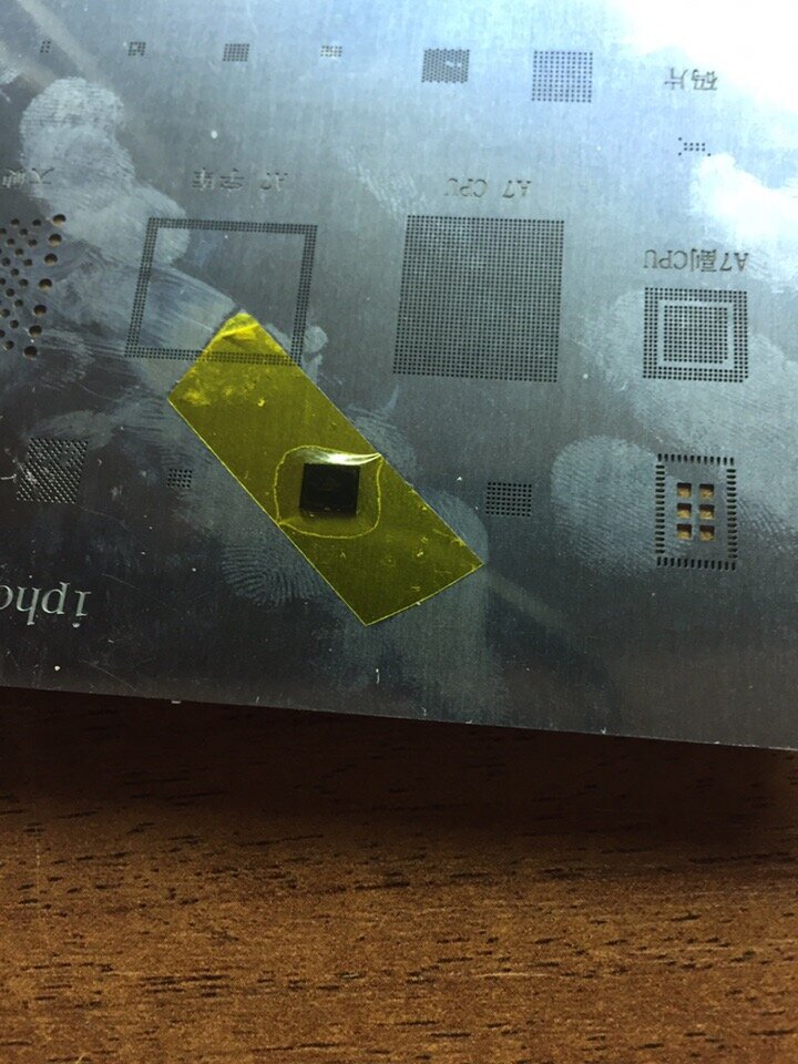 Процесс накатывания "шариков"