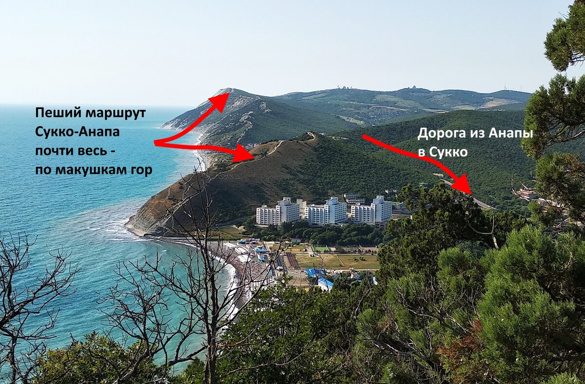 Карта анапа сукко утриш