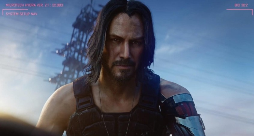 Cyberpunk 2077 с Киану Ривзом в главных ролях.