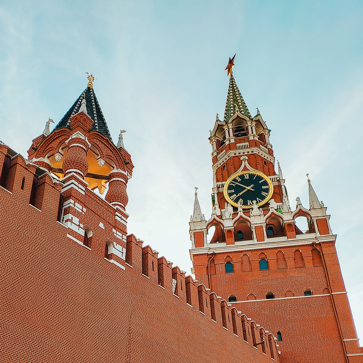 Спасская башня Московского кремля