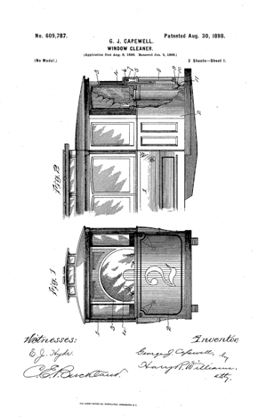 Стеклоочиститель Кейпвелла, 1898 год