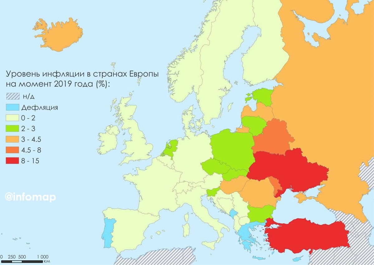 Политическая карта европы 2020 года