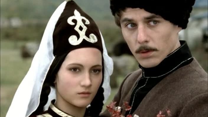 Печорин и Бэла (кадр из телесериала 2006 года)