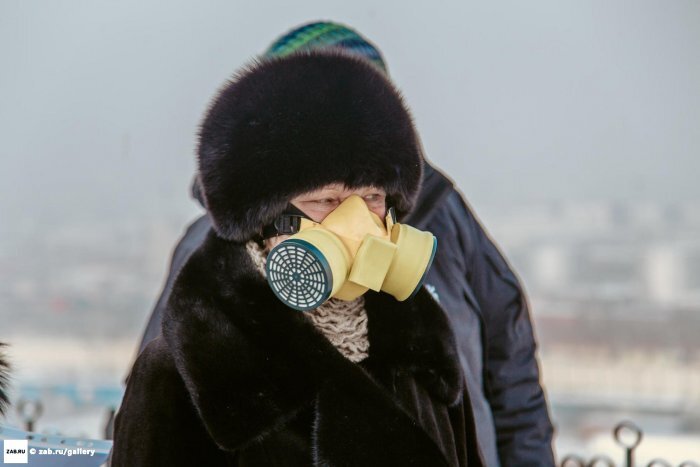  zab.ru, флэшмоб за чистый воздух прошел в Чите 