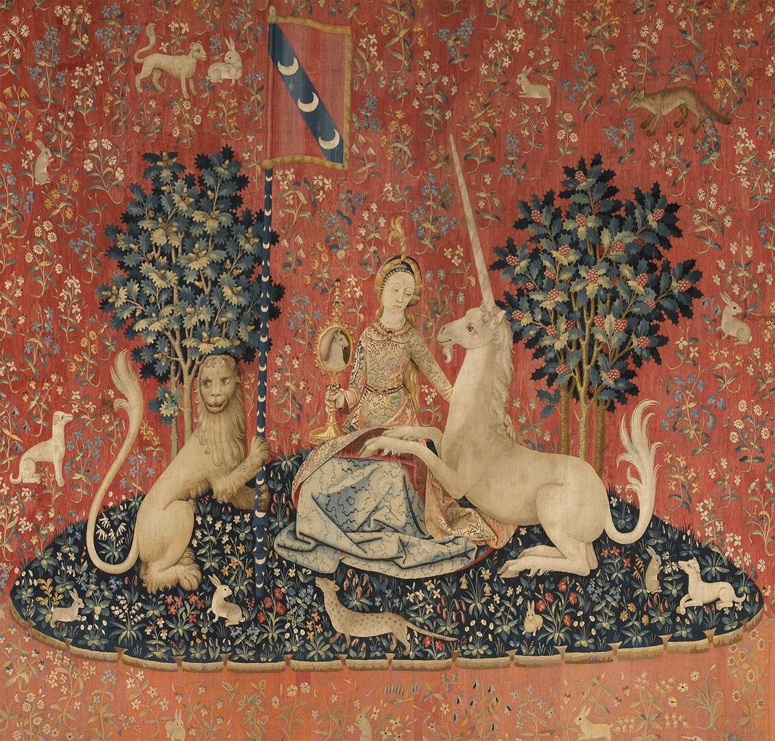 Шпалера из цикла "Дама с единорогом"