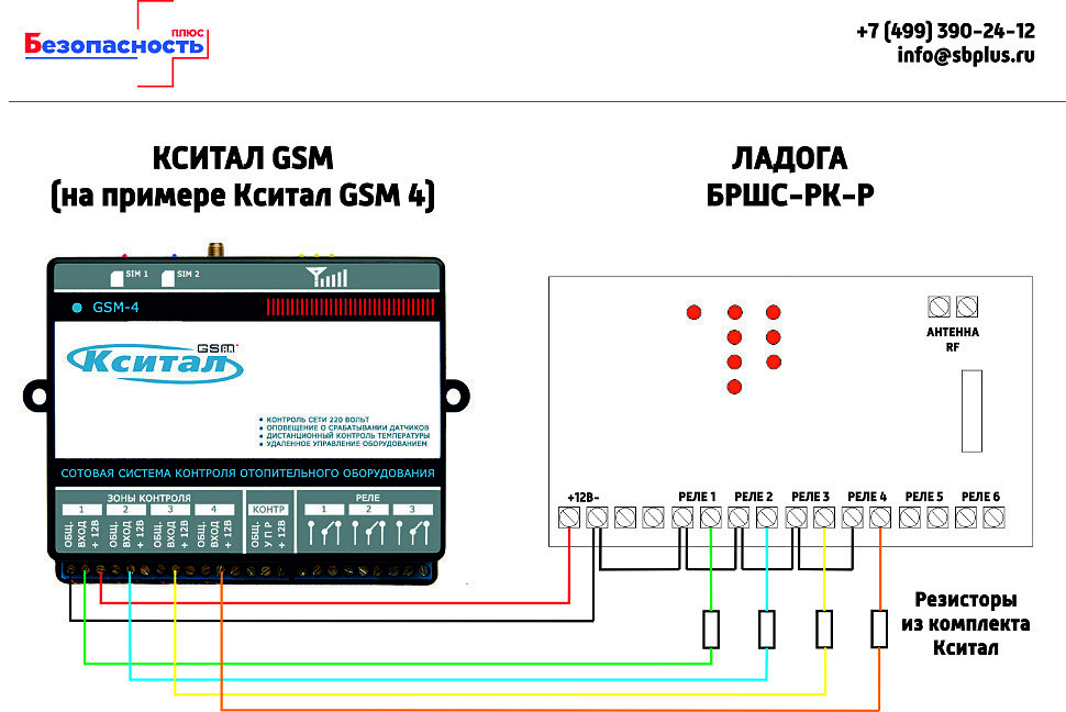 Gsm схема подключения