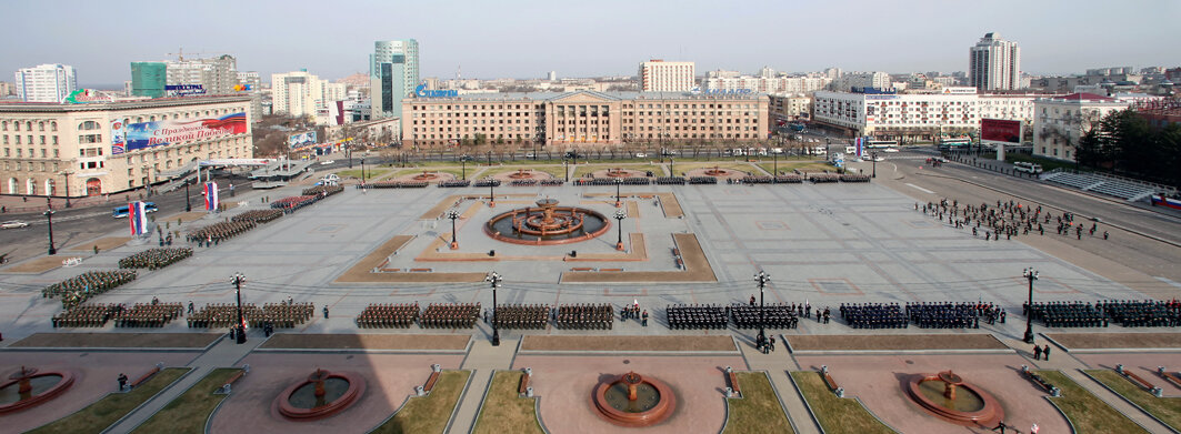 Главная площадь Хабаровска. 2009 г.
