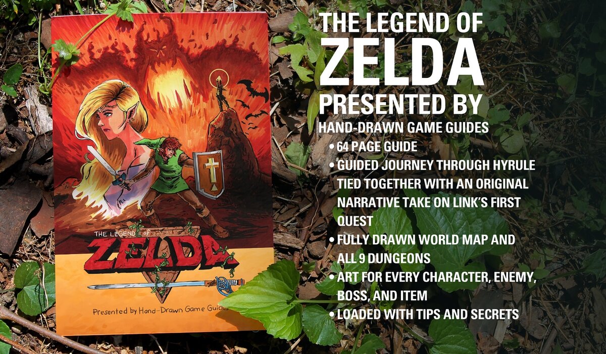 Вышел роскошный нарисованный от руки гайд по The Legend of Zelda |  Идеальный пиксель | Дзен