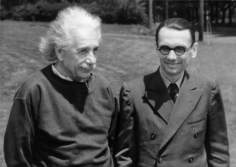 А.Энштейн и К.Гёдель