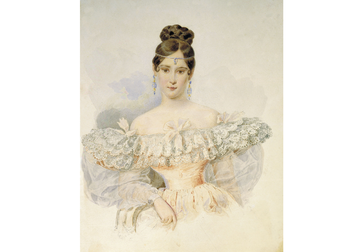 Наталья Николаевна Пушкина, Александр Брюллов, 1831-32. (сс) Wikimedia Commons