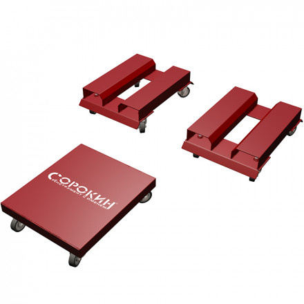 Майсилиум АйТи. Тележки для транспортировки снегохода