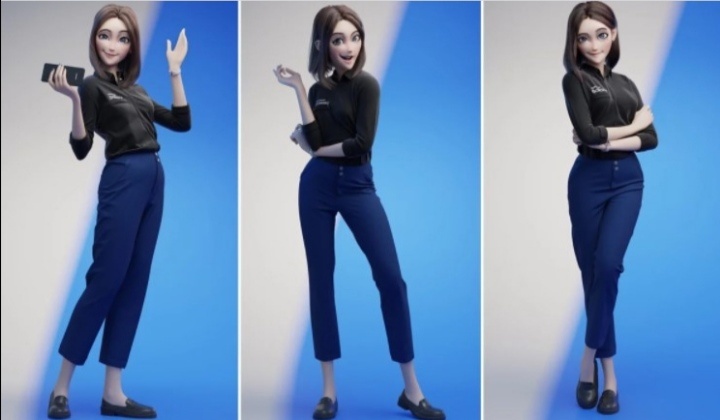 Samsung ассистентка в полный рост