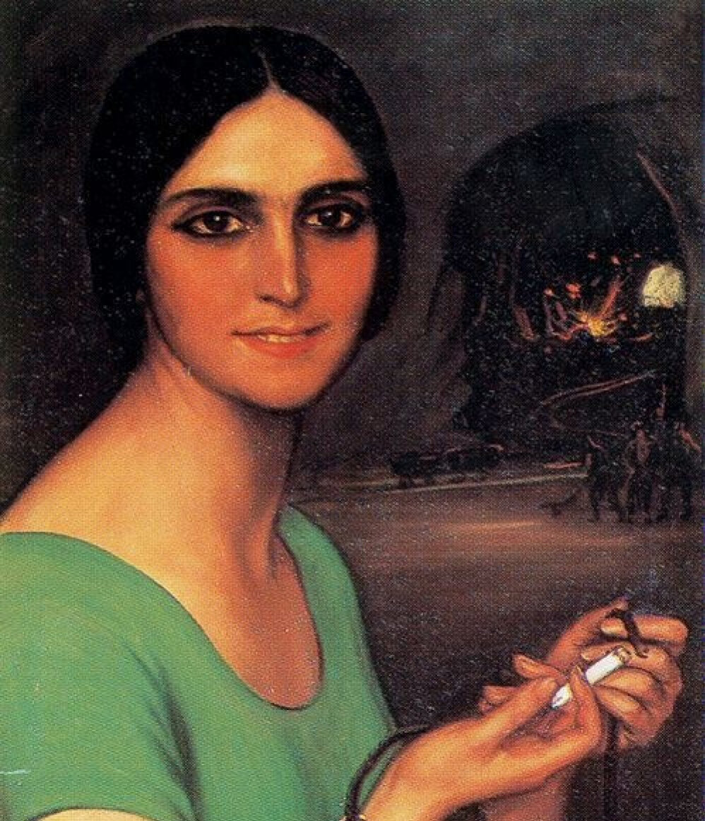 Хулио Ромеро де Торрес. Улыбка девушки.