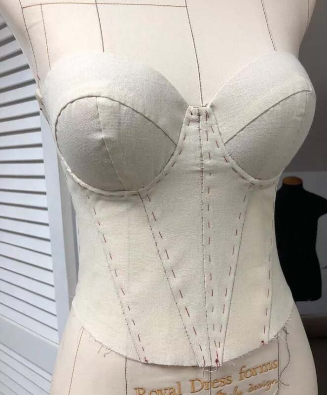 Макет корсета