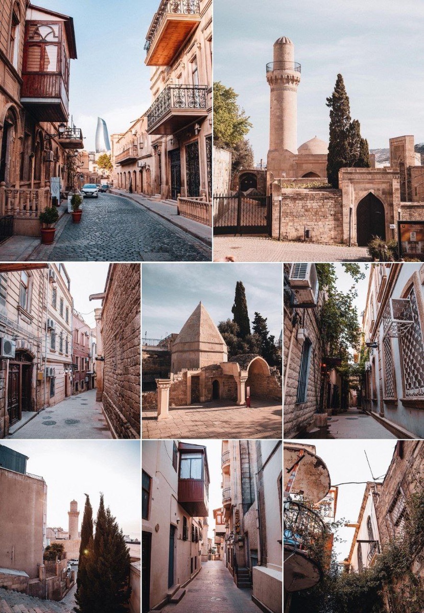 — Красивые закоулки Баку, Азербайджан.