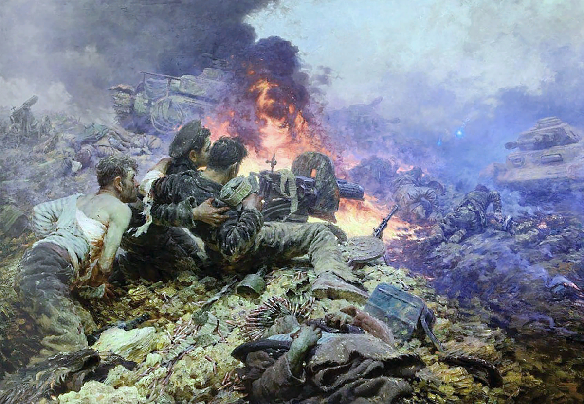 Картина художника Ю.В. Волкова, 1949 г. Симферопольский художественный музей.