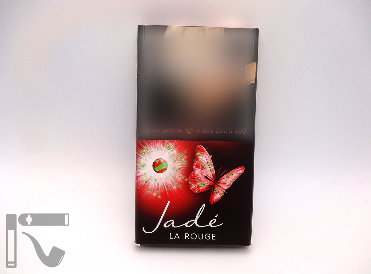 Сигареты Jade La Rouge. Фото: © канал "Уголок Курильщика"