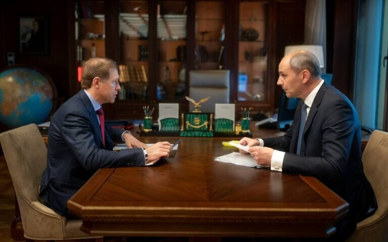    Денис Мантуров и Денис Паслер обсудили перспективы развития промышленности Оренбуржья Кристина Просвиркина