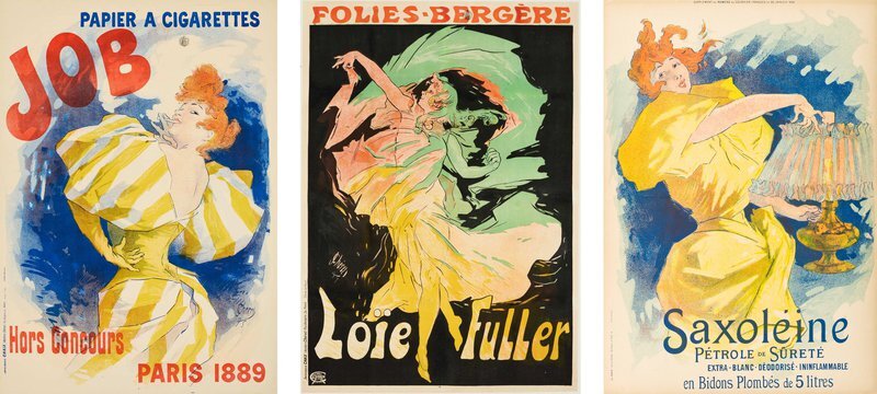 Плакаты, созданные Жюлем Шере (Ateliers Chéret)