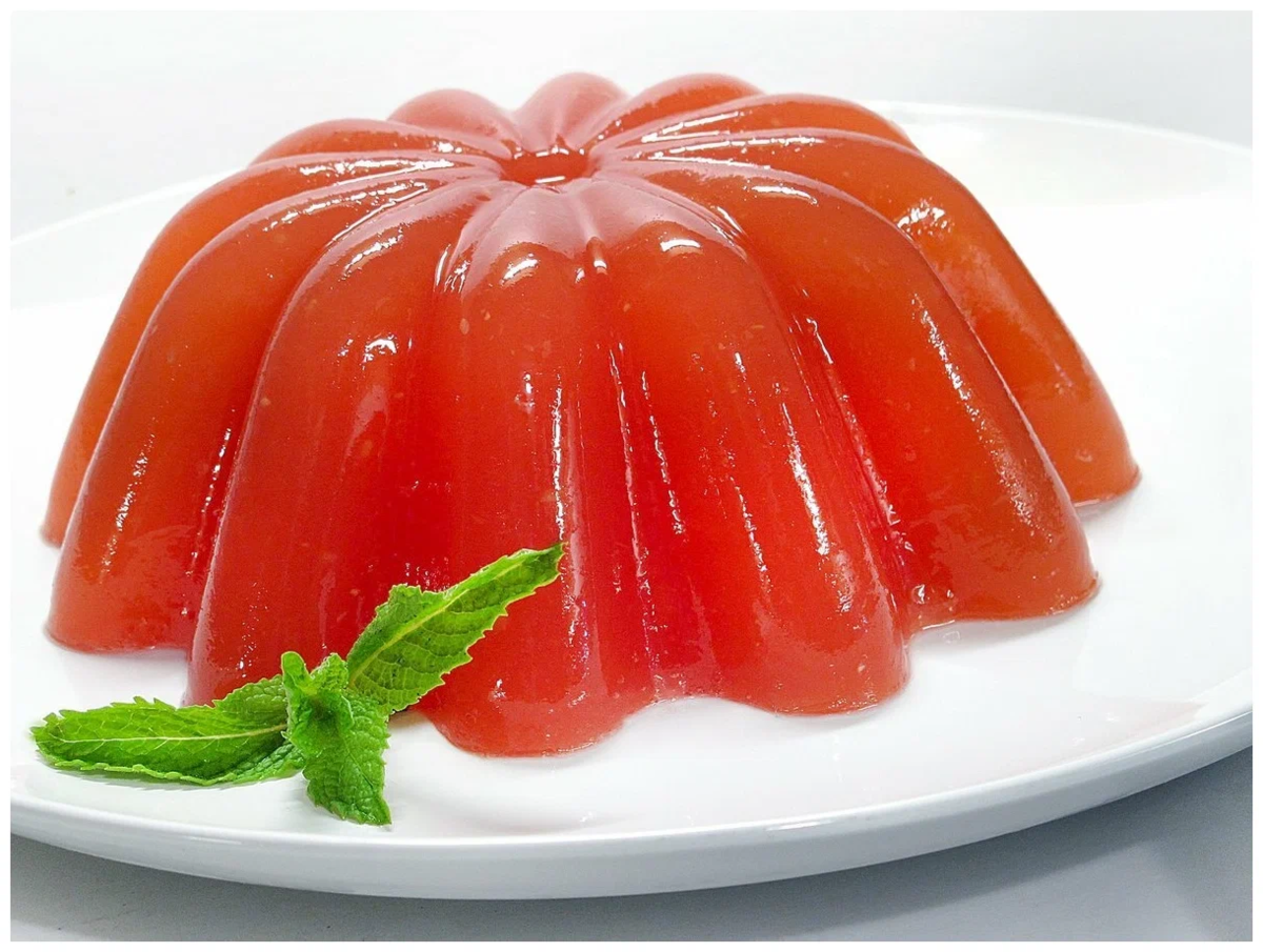 Strawberry gelatin