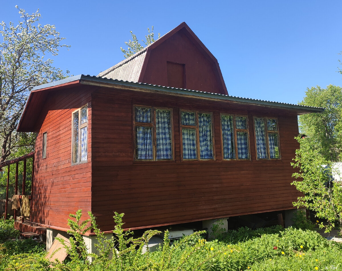 Наша новая веранда. Мы её зовём терраской.