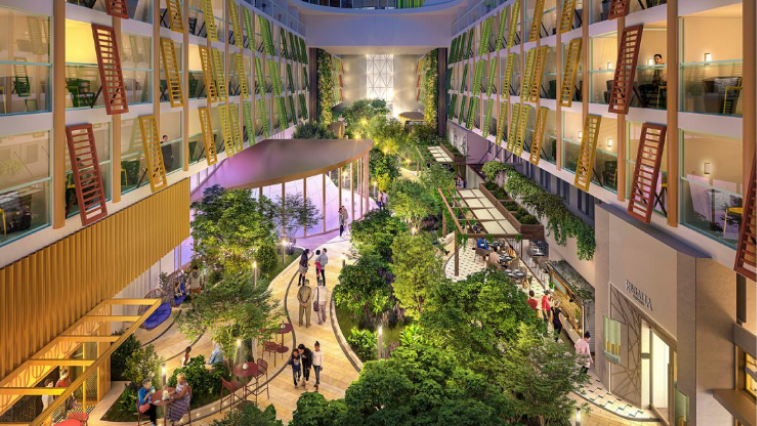 интерьеры лайнера, изображения с официального сайта Royal Caribbean