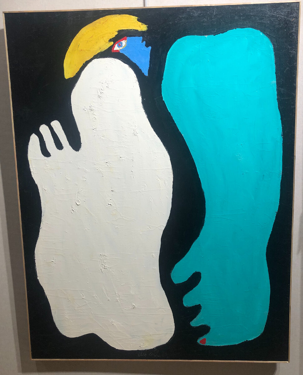 Элий Белютин. Двое. 1970-е. Холст, масло