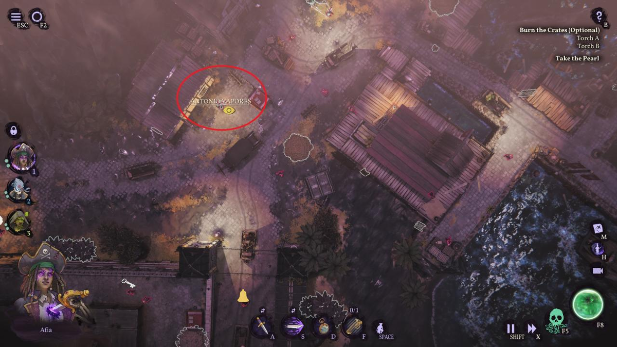 ✅Этот гайд по игре Shadow Gambit: The Cursed Crew поможет вам найти всех разработчиков на разных картах. При игре вам следует нажать «h», чтобы выделить врагов и видеть их имена.-46