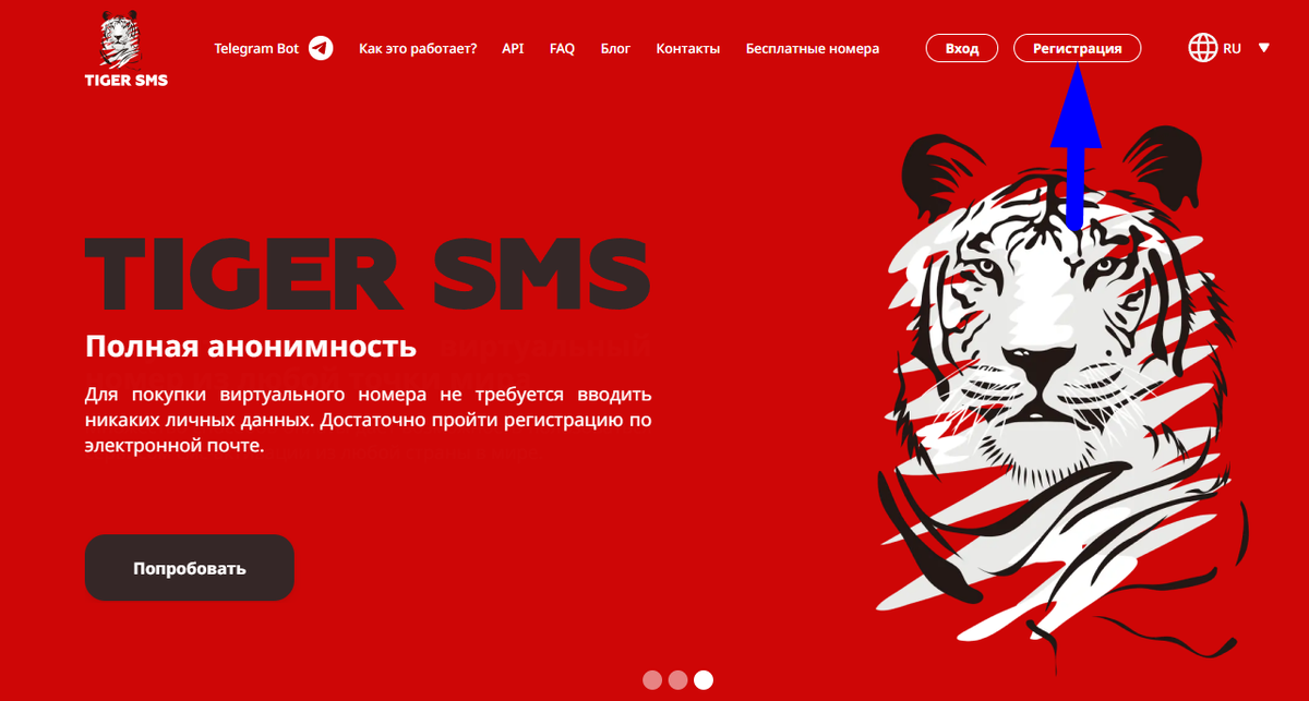 Сайт тайгер