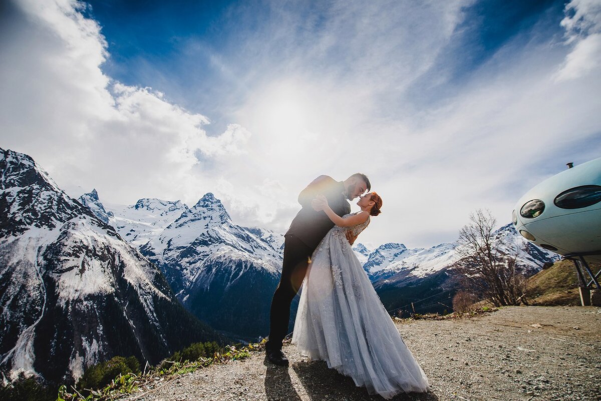 Я и жена в горах