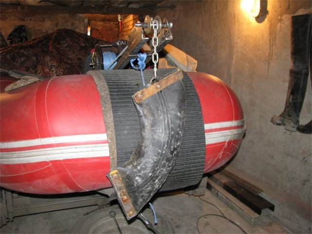 Якорь из обрезка камеры