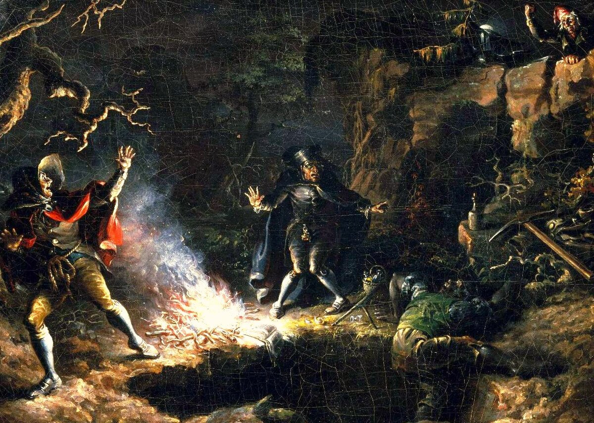 John Quidor (1801-1881), "Кладоискатели"