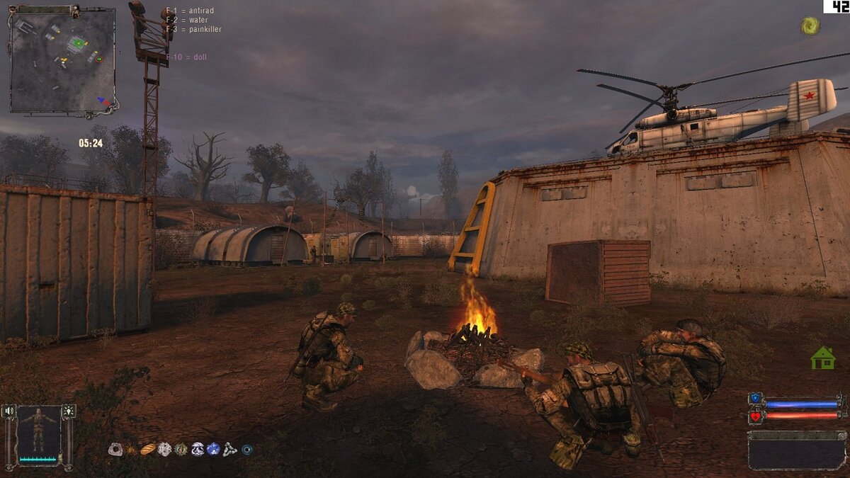 Screenshot из игры STALKER. Модификация Золотой шар.