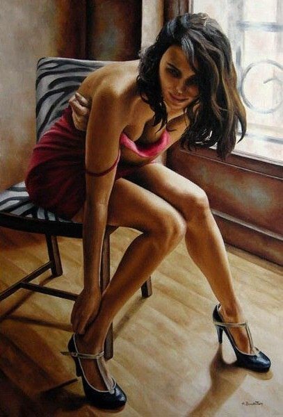 Автор картины - Анник Буватье (изображение с сайта pinterest.ru)