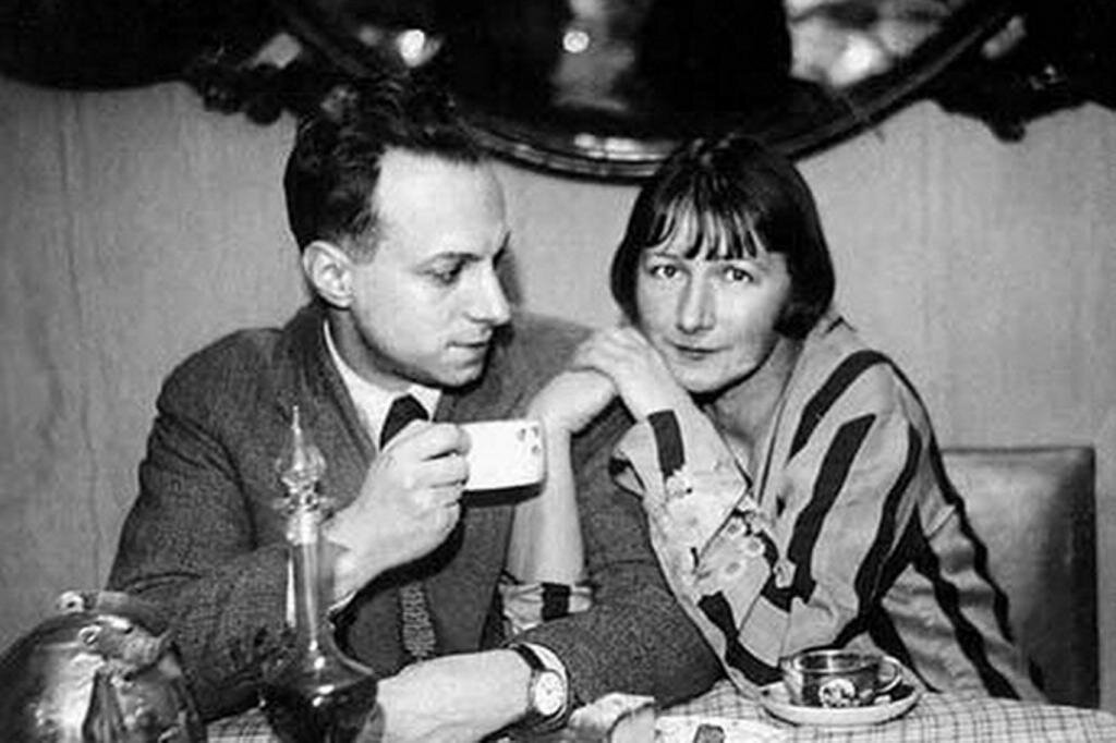 Рина Зеленая с мужем